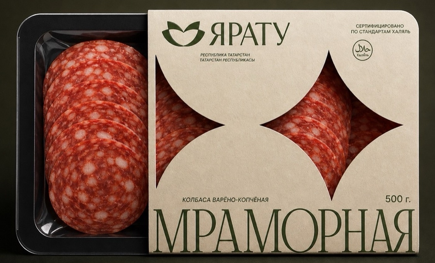 Колбаса в/к Мраморная Ярату